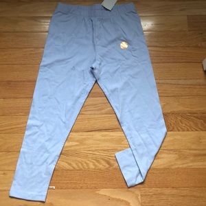 Periwinkle color girl’s capri leggings